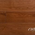 Podłoga drewniana w kolorze Terra, deski drewniane wyprodukowane przez firmę Chene