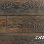 Podłoga drewniana w kolorze Argent, deski drewniane wyprodukowane przez firmę Chene